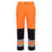 Portwest T143 - Hi-Vis Mesh Panel Trousers - Orange/Navy