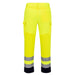 Portwest T143 - Hi-Vis Mesh Panel Trousers - Yellow/Navy