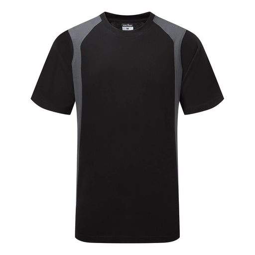 Portwest CD811 - WX2 Eco T-Shirt S/S - Black/Grey