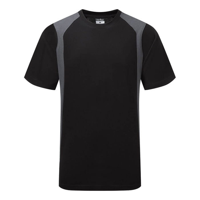 Portwest CD811 - WX2 Eco T-Shirt S/S - Black/Grey