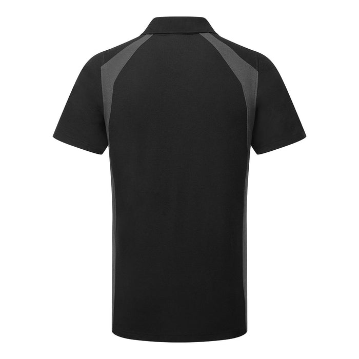 Portwest CD812 - WX2 Eco Polo Shirt S/S - Black/Grey