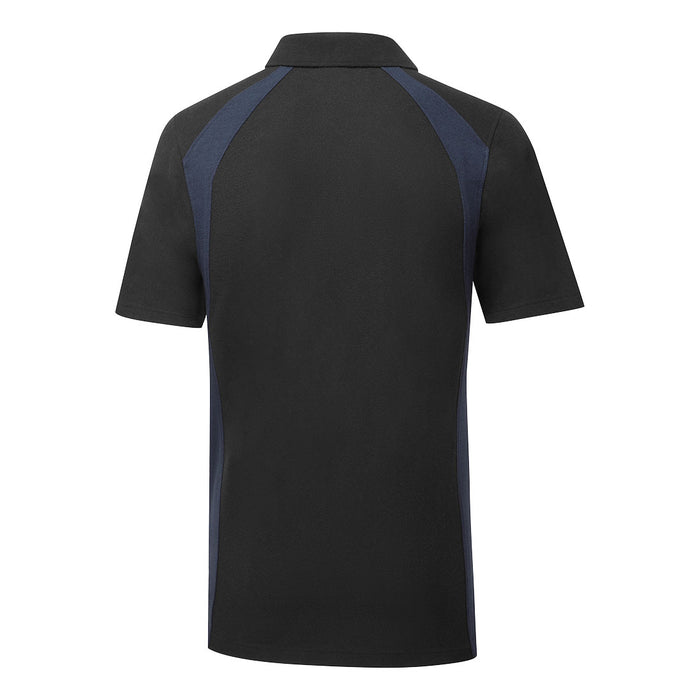 Portwest CD812 - WX2 Eco Polo Shirt S/S - Black/Navy