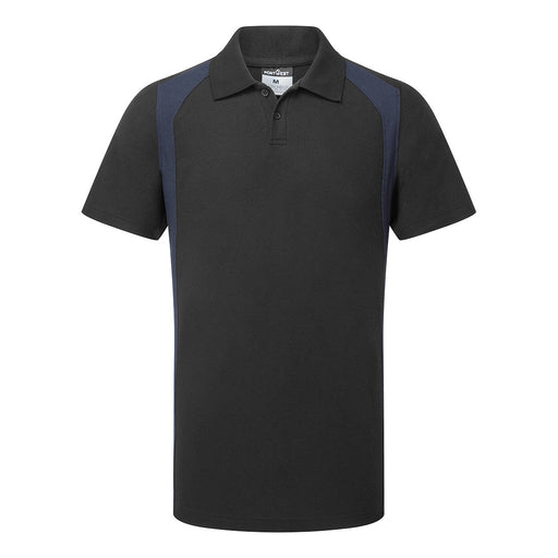 Portwest CD812 - WX2 Eco Polo Shirt S/S - Black/Navy