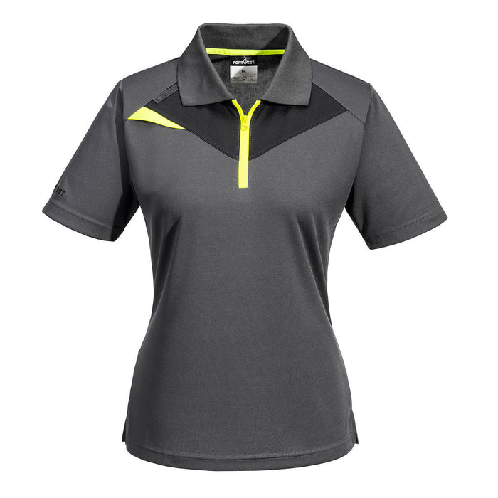 Portwest DX409 - DX4 Women's Polo Shirt S/S - Metal Grey