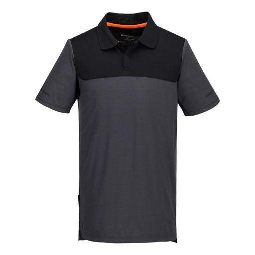 Portwest EV410 - EV4 Lightweight Polo Shirt S/S - Metal Grey