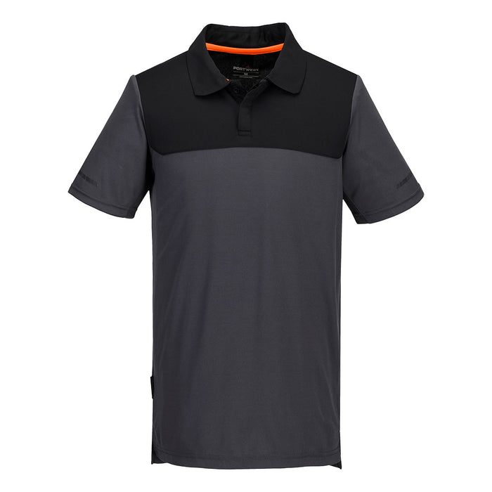Portwest EV410 - EV4 Lightweight Polo Shirt S/S - Metal Grey