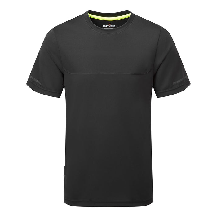 Portwest EV411 - EV4 Lightweight T-Shirt S/S - Black