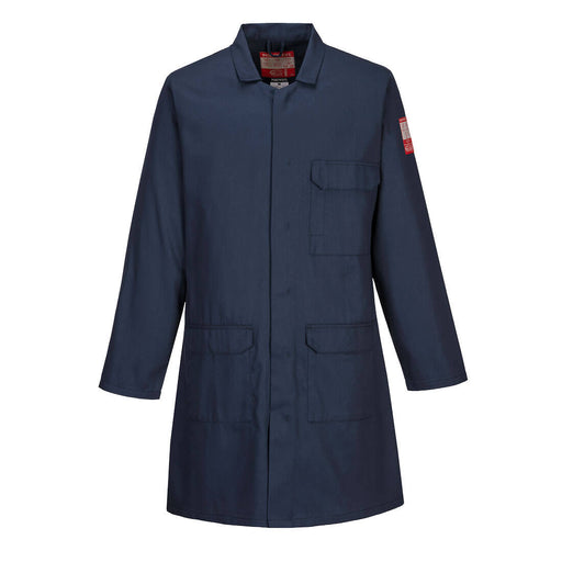 Portwest FR34 - Bizflame Work Lightweight FR Coat - Navy
