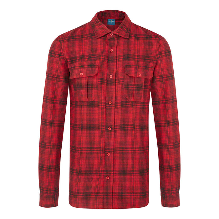 Portwest KA307 - KA3 Check Shirt - Red