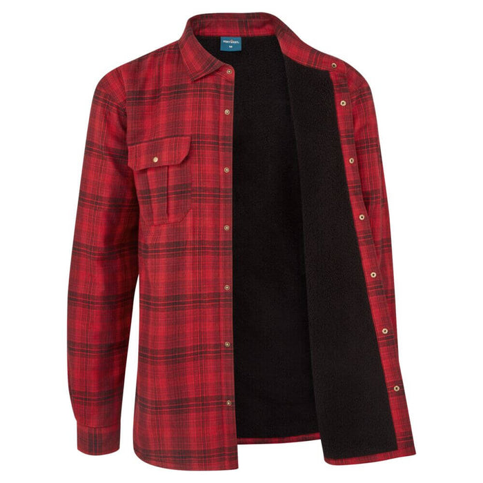 Portwest KA313 - KA3 Sherpa Lined Check Shirt - Red