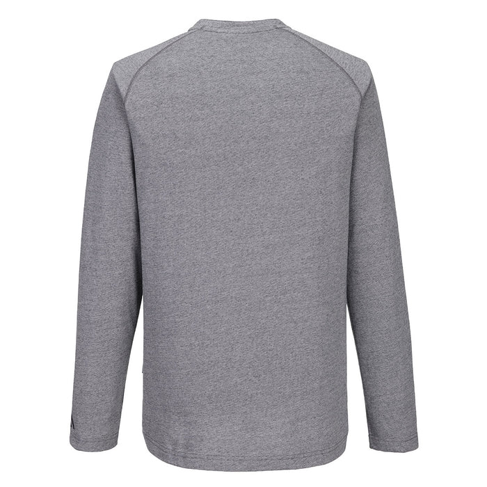 Portwest KA370 - KA3 Henley T-Shirt L/S - Zoom Grey