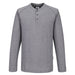 Portwest KA370 - KA3 Henley T-Shirt L/S - Zoom Grey