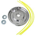 RedPart UNIVERSAL ALUMINIUM STRIMMER HEAD (14MM CENTRE HOLE) Z9929/A