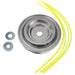 RedPart UNIVERSAL ALUMINIUM STRIMMER HEAD (14MM CENTRE HOLE) Z9929/A
