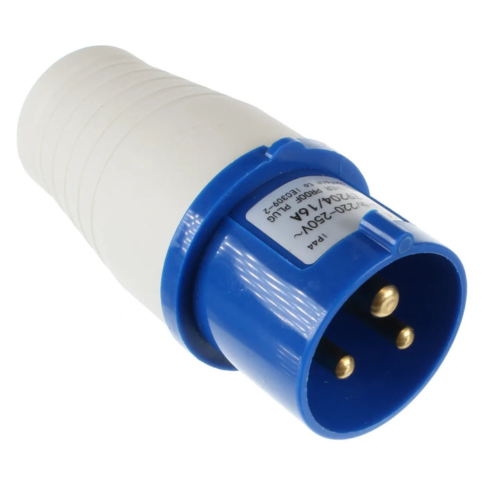RedPart 240V 16AMP (BLUE) PLUG Z9204/16A