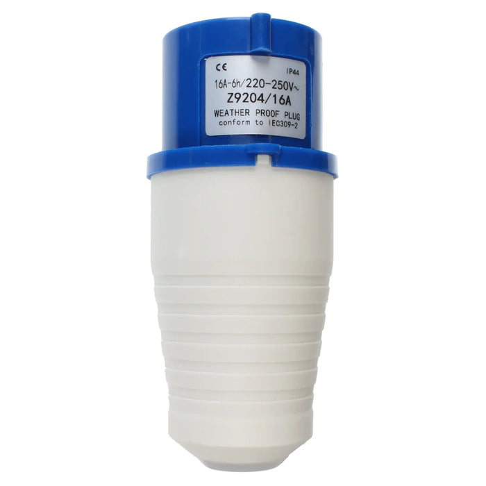 RedPart 240V 16AMP (BLUE) PLUG Z9204/16A