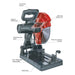 Rotabroach Rotabroach Element 14 Cold Cut 355mm Chop Saw (With Steel Blade)
