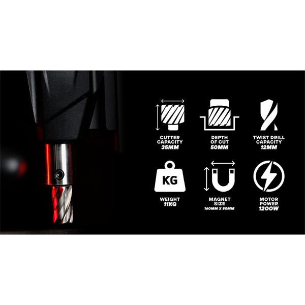 Rotabroach Rotabroach Commando 35 1200w 35mm Magnetic Drill
