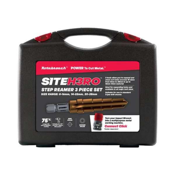 Rotabroach Rotabroach SITEH3RO Step Reamer 3 Piece Kit Metric SHRSR1-DEF