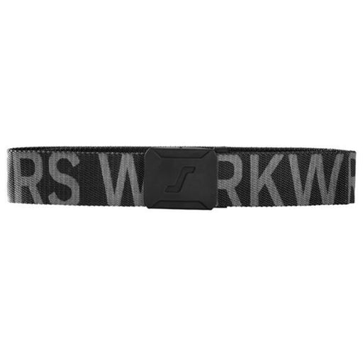 Snickers Snickers 9004 0458 Logo Belt - Black/Steel Grey 9004-0458