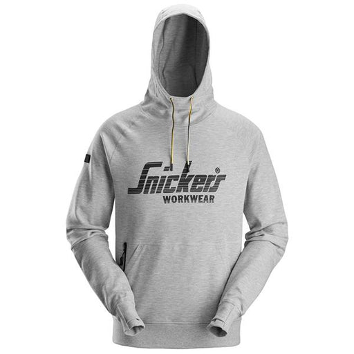 Snickers Snickers 2894 Logo Hoodie - Grey Melange