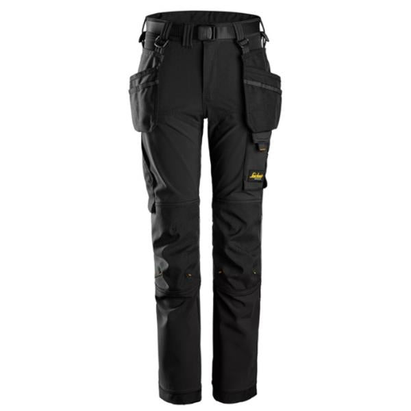 Snickers Snickers 7575 AllroundWork, Junior 4-way Stretch Trousers - Black
