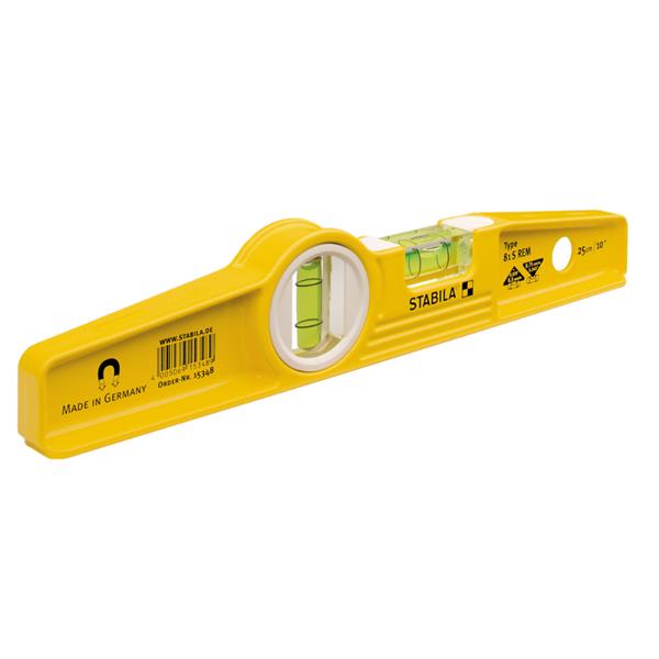 Stabila Stabila (81S REM) 250mm 10'' 2 VIAL MAGNETIC LEVEL 15348 - EHTLVS-15348 15348
