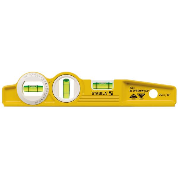 Stabila Stabila Type 81-SREM Torpedo level 360 Dial & Case Rare Earth Magnet 10" (25cm) 69