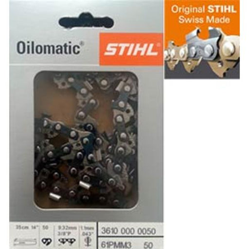 Stihl Stihl 14 inch 3/8 1.3mm spare chain (3636 000 0050) 3636-0050