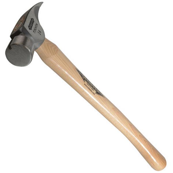 Stiletto Stiletto Ti14SC-H18 Curved Titanium Hickory Hammer - Straight Face - 397g 4932352584