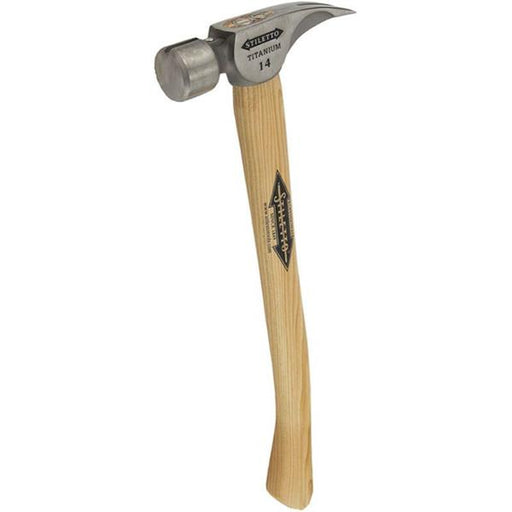 Stiletto Stiletto Ti14SC-H18 Curved Titanium Hickory Hammer - Straight Face - 397g 4932352584