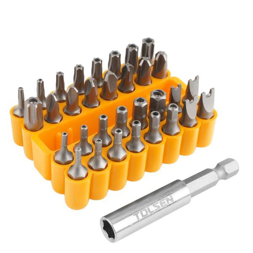 Tolsen Tolsen 33pcs 1/4" Hex Security Bit Set 20369 TOL-20369