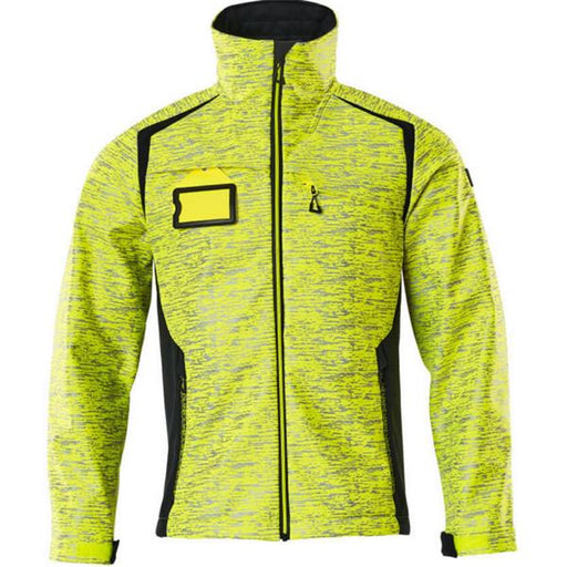Toolfix Mascot Softshell Jacket with Reflectors Yellow/Dark Navy – 19202-291-17010