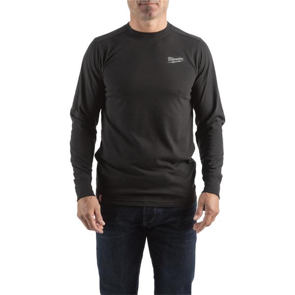 Toolfix Milwaukee Hybrid Work Long Sleeve T-Shirt Black – 4932492983