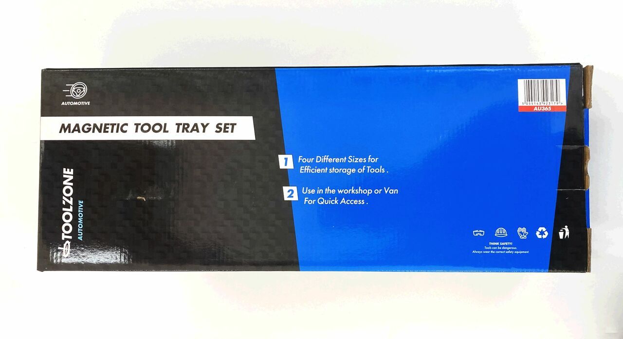 Toolzone 4Pc Magnetic Tool Trays - AU365 AU365