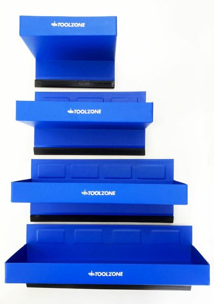 Toolzone 4Pc Magnetic Tool Trays - AU365 AU365