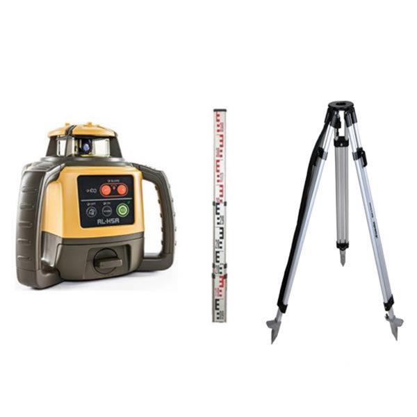 Topcon Topcon Laser Level RL-H5A with LS100-D Digital mm Receiver + Tripod and Staff 1026027-01K