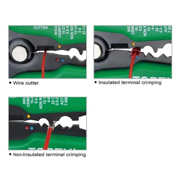 Toptul Toptul Heavy Duty Self Adjusting Wire Stripper DKAA2226