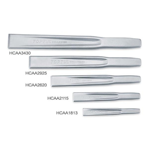 Toptul Toptul Ribbed flat chisels (21-34mm)