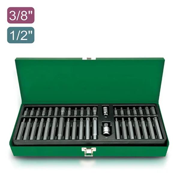 Toptul Toptul 40pce TX-Hex-Spline Bit Set GAAD4002