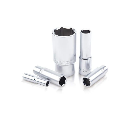 Toptul Toptul 1/2"Drive deep socket Satin 6pt (8-32mm)