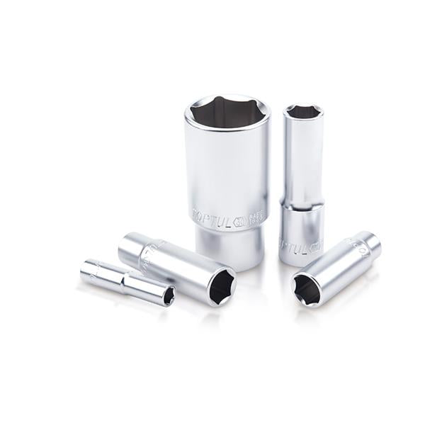 Toptul Toptul 1/2"Drive deep socket Satin 6pt (8-32mm)