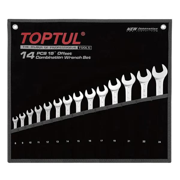 Toptul Toptul Comb Spanner set 14Pc 8-32mm GPAB1402