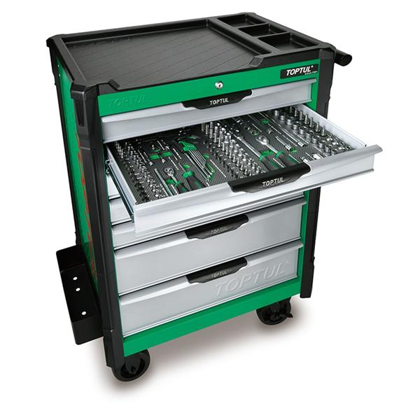 Toptul Toptul 213Pc W/7-Drawer Mechanics Tool Trolley QGE2132