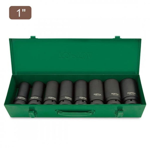 Toptul Toptul 1"Dr Impact Socket Set 8pce 24-41mm GDAD0803