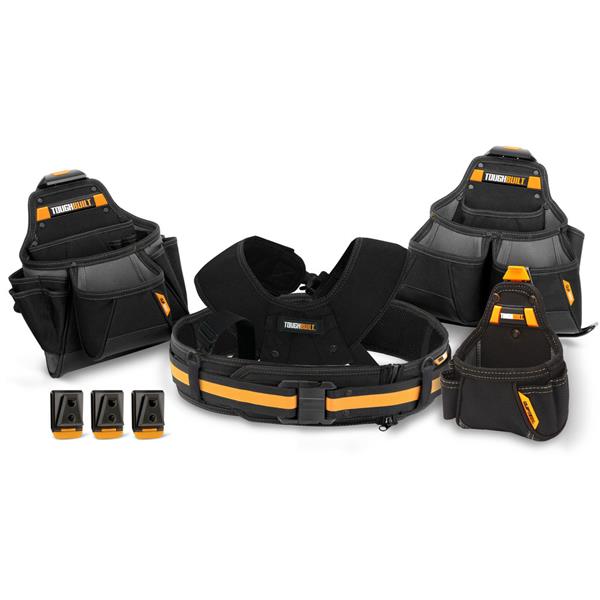 Toughbuilt Toughbuilt 5pc Pro Contractor Tool Belt Set TB-CT-101-5-P TB-CT-101-5P