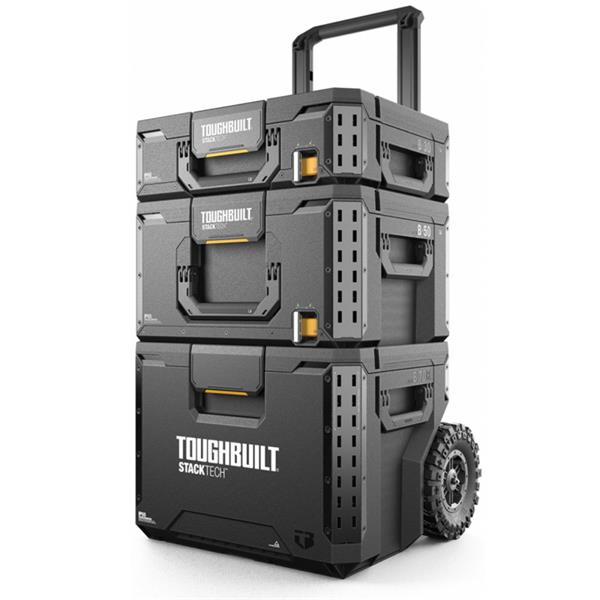 Toughbuilt Toughbuilt StackTech 3PC Rolling Tool Box Set TB-B1S3-B-70R TB-B1S3-B-70R