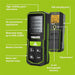Tracer Trace Green Dot 100m Laser Measure ALM100