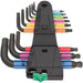 Wera Wera Hex-Plus Multi-color Stubby Allen Key Set (Metric) WER-05133164001