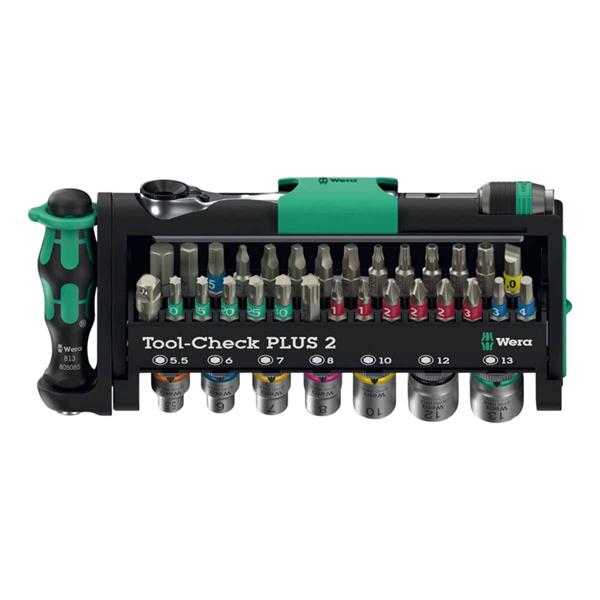 Wera Wera Tool-Check PLUS 2 39 Piece Bit, Socket & Ratchet Set – 05049056001 WER-05049056001